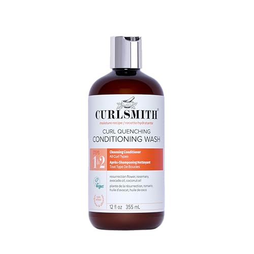 Curlsmith Curl Quenching Conditioning Wash - Vegan Cowash 2 in 1 Conditioner and Shampoo for Wavy, Curly and Coily Hair (355ml)