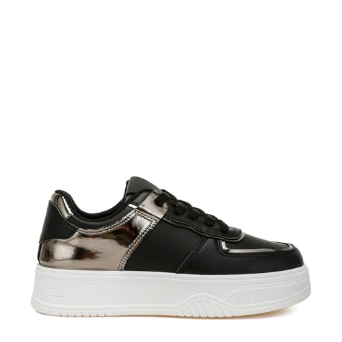 Scouts Metallic Paneling Platform Sneakers