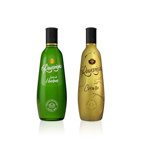 Ruavieja Licor de Hierbas - 1000 ml & Crema de Orujo - 1 L