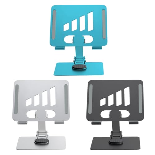 Soporte ajustable para laptop con base rotatoria 360° miniatura 5