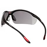 Gearbox Vision Eyewear – Smoke Lens | Anti-Fog, Scratch-Resistant Protective Sports Glasses with Polycarbonate Lenses | Exceeds ASTM F803-11 | Includes Case