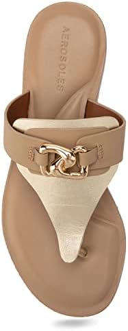 Aerosoles Women's Greta Slide Sandal, Taupe Combo, 8.5 | Image 3
