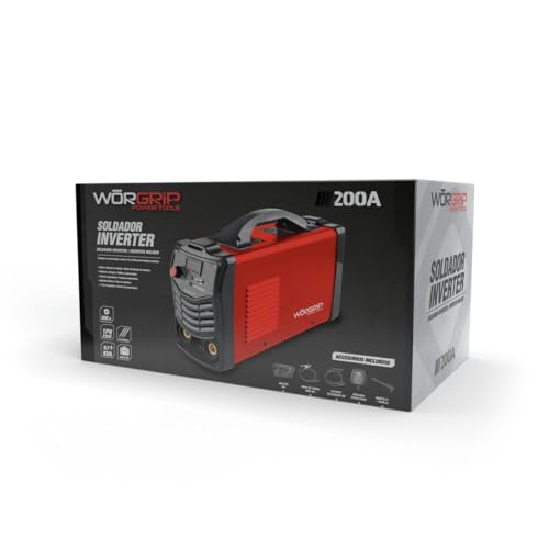 Poste à souder inverter 200A Titanium Worgrip pour travaux de soudage