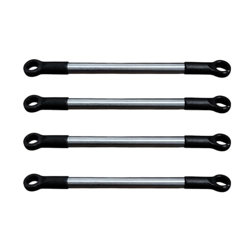 Metal Rod Link Steering Servo Linkages Swing Arm Tie Rod Suspension Link Ends Turnbuckles Compatible with FMS 1/18 FCX18 LC80 RC Crawler Upgrades Parts -  SYYZZ, SYYCT0031