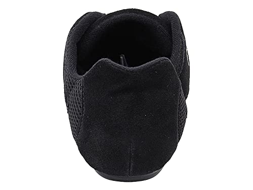 Very Fine Dancesport Shoes Unisex-Adult Jazz Ballroom Exercise Dance Sneaker Shoes Vfsn016 + Shoe Bag (Black Suede) 8 Women/6.5 Men #TOP4