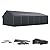 MFSTUDIO Carport 20x30 ft, Outdoor Heavy Duty Carports with Sidewalls, Metal Shed Canopy Shelters Garage Shelter Shade Car Ports with Galvanized Roof for 3 Cars, Truck and Boats