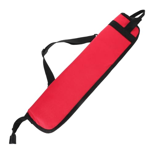 Abaodam Thickened Jazz Drumstick Holder Bag Portable Drumstick Carrying Case for Drum Sticks Durable Drum Mallet Storage Pouch with Shoulder Strap