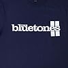 Rock Off officially licensed products The Bluetones Stripe Band Logo T Shirt M Navy #1