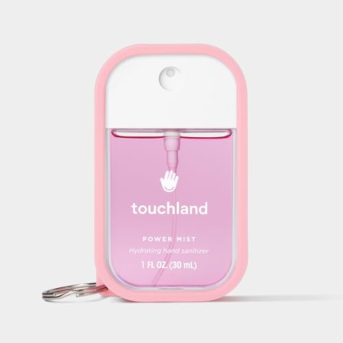 Touchland Silicone Hand Mist Case with Keyring, 1 FL OZ - Bubblegum Pink by Touchland - Image 5