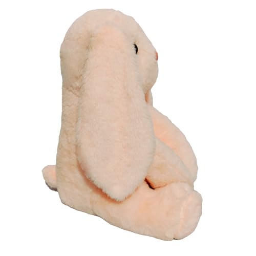 Image of AUDBOT Peach Bunny Soft Toy -35cm | Long Ears Rabbit Fluffy Toy | Teddy Bear Gift for Girlfriend | Kids Toys for 2-5 Years | Plushie Stuffed Animal for Baby Girls