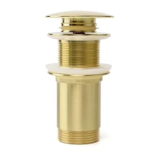 Opermaxer Gold Pop-Up Abflussstopfen Ohne Überlauf