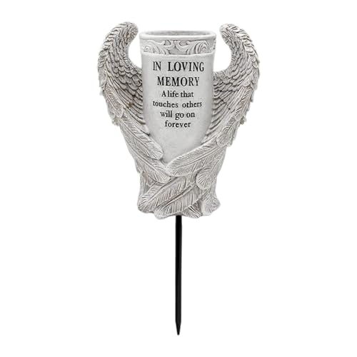 Dualoai Vaso per Fiori Da Cimitero, Elegante Decorazione Da Giardino