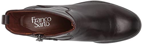 Franco Sarto Women's Brindle Chelsea Boot, Brown Tumbled Leather, 6 M Us #TOP4