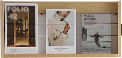Revistero de pared de madera XDRGOOIUY para folletos y libros 2