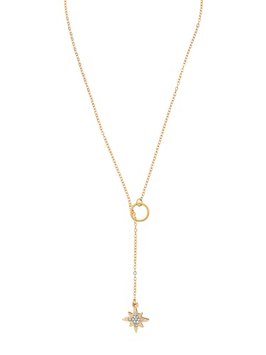 Image of Yellow Chimes Chain Necklace | Fashion Gold Plated Chain | Star Shaped Chain for Women | Glam Chains | Western Necklace for Girls Birthday