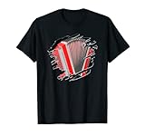 Vintage Steirische Ziehharmonika Design mit einer Quetsche. Ideal für Zugin und Ziacha Spieler aus der Steiermark die es lieben auf dem Akkordeon, Ziachorgl, Faltenradio oder der Steirischen Harmonika gcfb, b es as des moderne lieder ohne noten zu spielen.