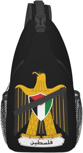 Mochila bandolera unisex de estilo palestino miniatura 1
