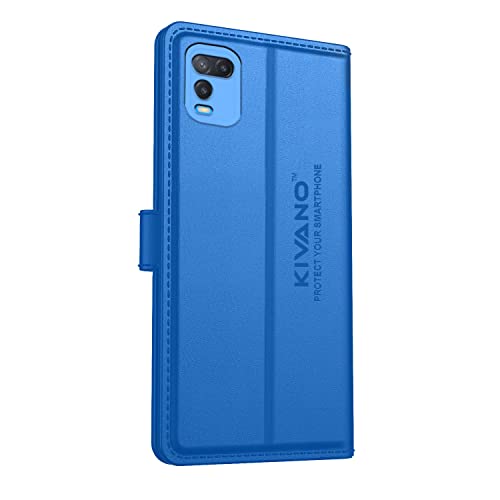 Image of KIVANO Compatible with Oppo A54 Flip Cover | Leather Finish | Inside Pockets & Inbuilt Stand | Shockproof Wallet Style Magnetic Closure Back Cover Case