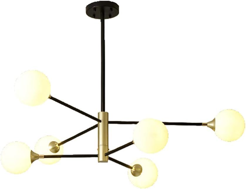 Lustre Spoutnik réglable pour éclairer une entrée sombre et sécuriser un escalier