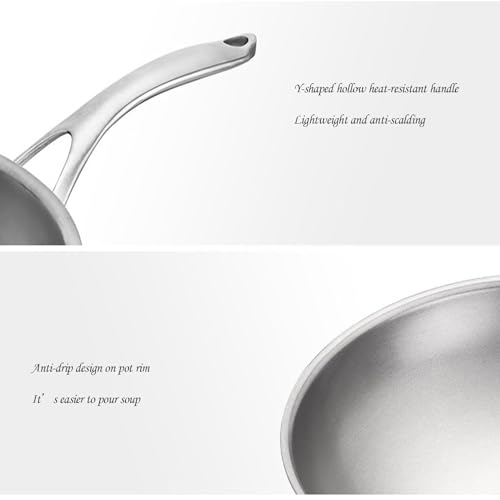 Wok antiadherente Titanio 32 cm con tapa de vidrio miniatura 7