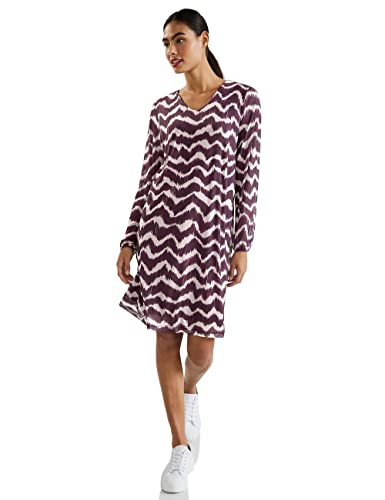 Street One Damen Tunikakleid A143562, Tamed Berry, 42