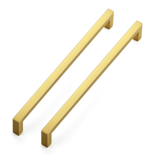 Ravinte Gold Cabinet Handles Solid Cabinet Pulls, 7-1/2 Inch CC, 5 Pack