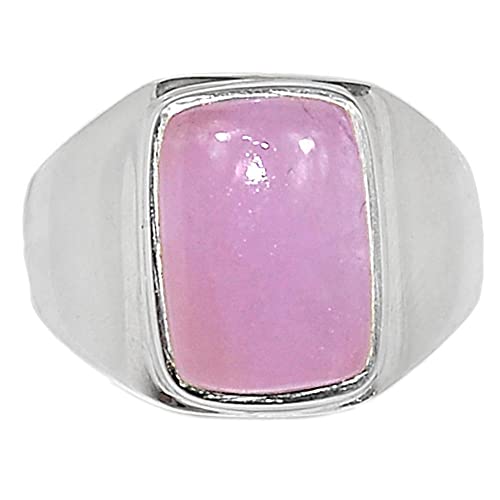 Natural Pink Kunzite 925 Solid Sterling...