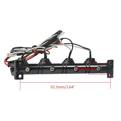 Piezas Accesorio Coche RC Barra Luces para Wraith D90 1/10 2