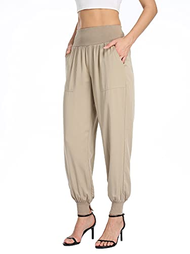 Wudodo Pantaloni Donna Elastico in Vita Pantaloni