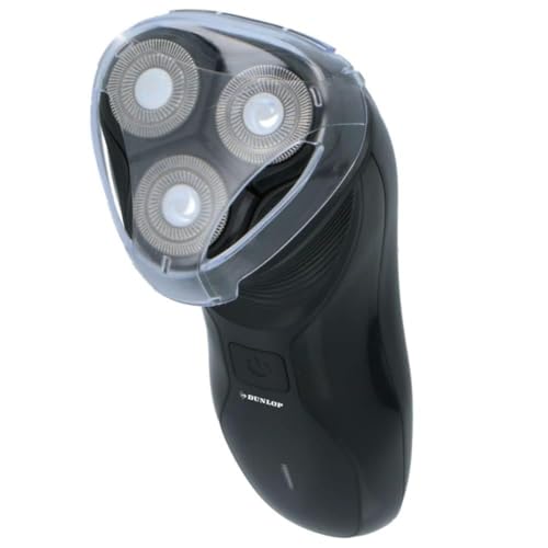 Rasoir Électrique Homme Dunlop USB Tondeuse 3 Têtes Anti Irritation