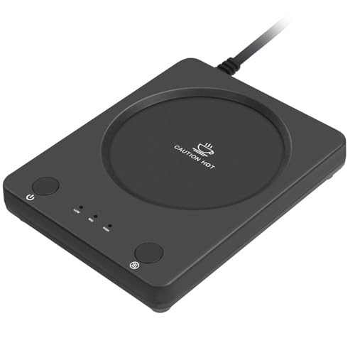 SEALON Coffee Mug Warmer Plate – Mug Warmer for Desk with Automatic Shut Off for Coffee Milk Tea