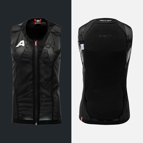 ALPINA PROSHIELD JUNIOR Vest - Flexibler, Atmungsaktiver & Individuell Einstellbarer Rückenprotektor Für Kinder, Black, 176 – Ansicht 4