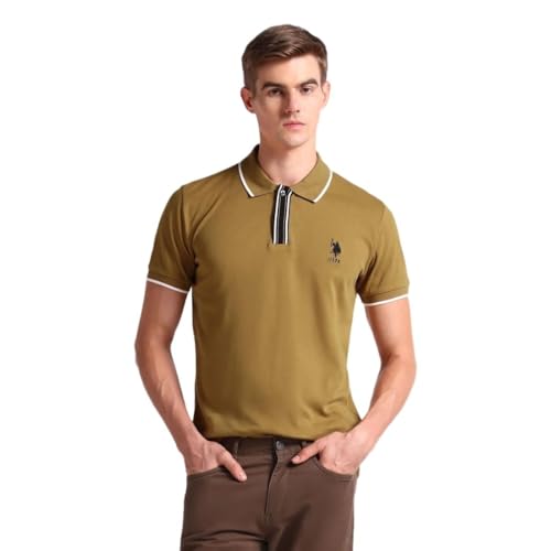 Image of Solid Slim fit Polo Shirt