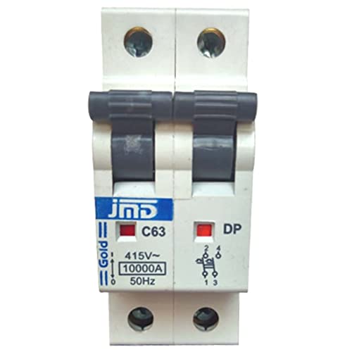 Image of JMD GOLD 63 /A Double Pole C- Curve 415 Volts / 10000A /Breaking Capacity, 50-HZ, ISI Mark, DP Mcb