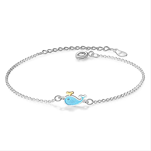 Bracelet Blue Little Dolphin pour femme et cadeau d'amitié élégant