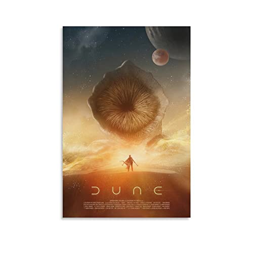 NANXIANG Dune Poster Science Fiction Filmposter 2 Poster Druck Kunst Wandbild Leinwand Poster Moderne Schlafzimmer Dekor 60 x 90 cm