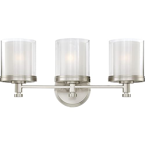 Nuvo 60/4643 Decker Light Fixture, 3Lt Vanity, Brushed Nickel #TOP29