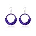 Fashion Simple Circle Peluche Pendientes Mujeres Exagerada Atmósfera Sólido Color Resin Redonda Pendientes de Gotas de Gota Nueva Joyería Regalo TINGG (Color : 2)