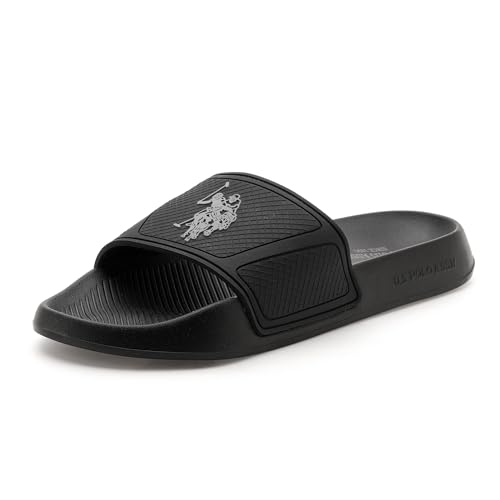U.S. POLO ASSN. USPA Phil Black Sliders for Men - Image 5