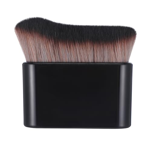 Self Tan Brush Body Makeup Brush Face Tan Brush Spray Tan Blending Brush Portable Self Tanner Brush for Body Kabuki Self Tan Brush Applicator for Face Neck Leg for Smooth Even Coverage(Black)