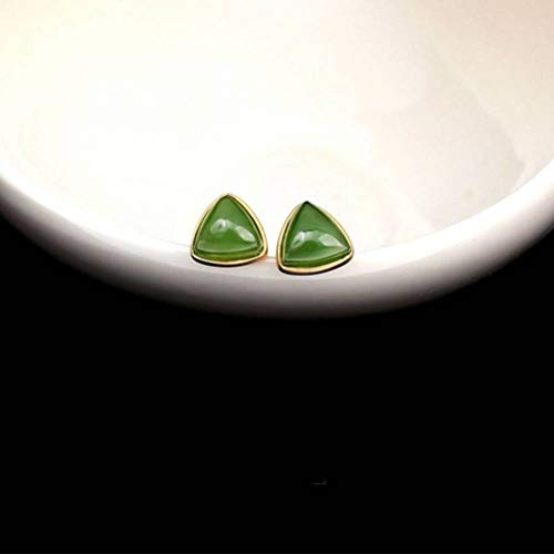 Boucles d'oreilles goutte jaspe néphrite pour sublimer vos soirées