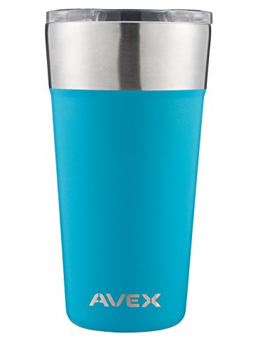 AVEX, Brew Pint Glass, 20oz, Cyan
