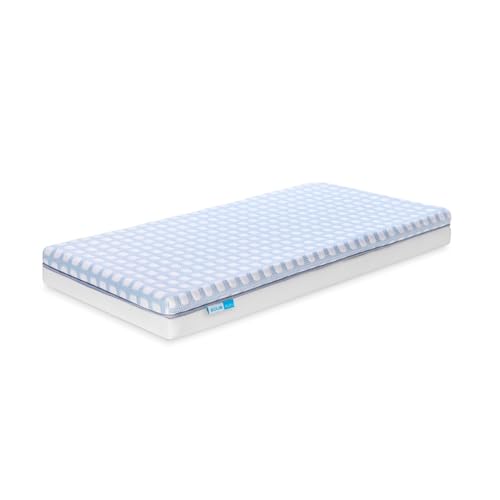 Ecus Care, Colchón Cuna Care Ultimate 120x060, Antiplagiocefalia, Tejido Xtra-Cool, Topper Extraíble, Hipoalergénico, Altura 12 cm