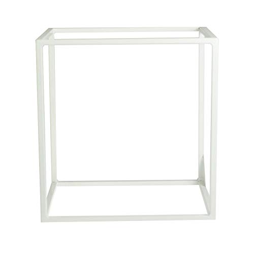 Okatoka Cubo De Ferro Branco Para Gatos Branco