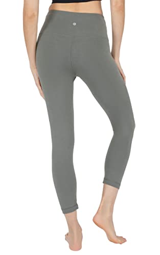 Image of 90 Degree By Reflex Womens High Waisted Leggings Capri Workout Yoga Pants