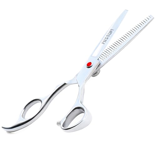 MISSUM Thinning Shears for Hair Cutting, 6.5 Inch Professional 30+90