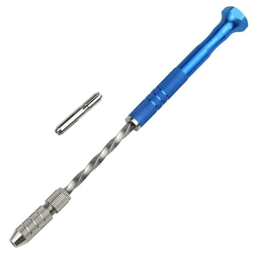 Violiica Taladro Manual Semiautomático Extendido Azul De 0,5-3 Mm Para Madera, Plástico Y Placas De Circuito