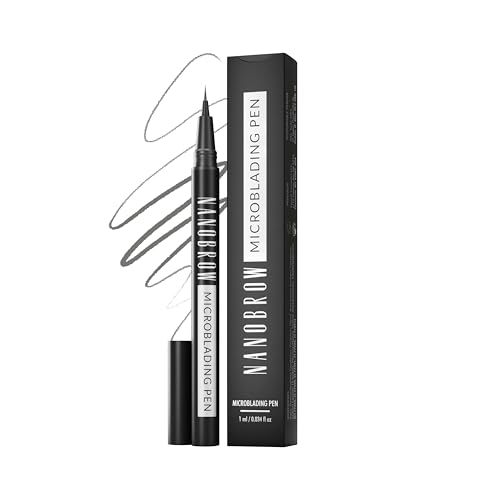 Nanobrow Microblading Pen Ash Blonde - Enhancing, Thickening, Eyebrow Filling. Brow pen with ultra-thin tip