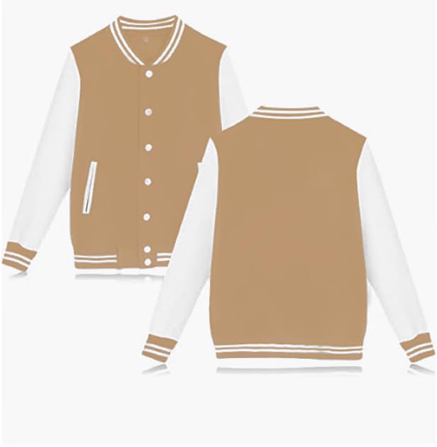 Image of Yuji Itadori Women Varsity Jacket Baseball Lightweight Outwear Fleece Coat Button Down Clothes
