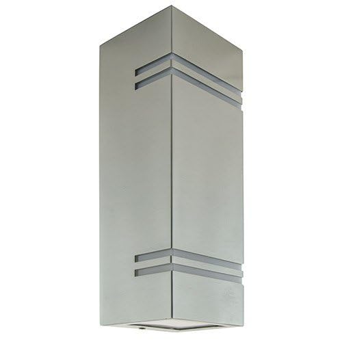 'LED Lámpara halógena/acero inoxidable/vidrio 'keler aplique innox IP54 2 x GU10 Capacidad Interior Lámpara de pared Lámpara de pared Piso lámpara 230 V
